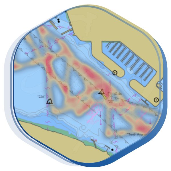 Float Plans: GPS Track heatmap